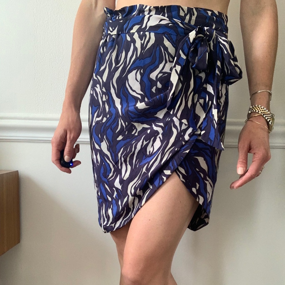 Isabel Marant Silk wrap skirt